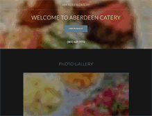 Tablet Screenshot of aberdeencatery.com